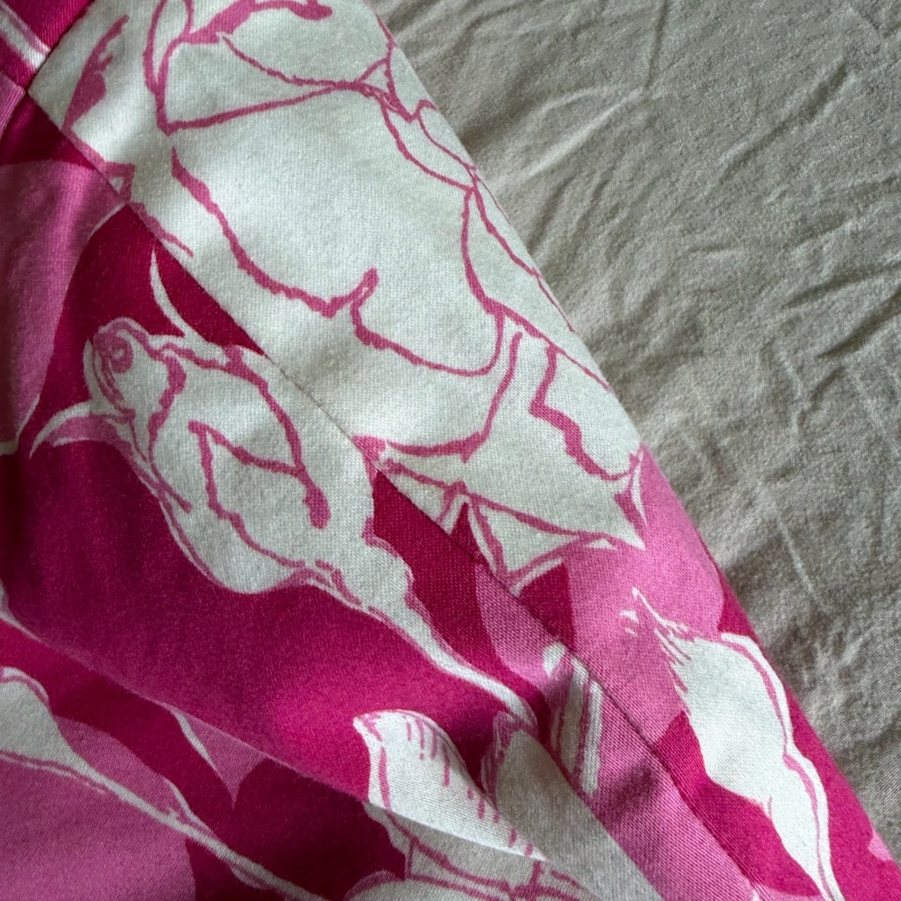 Trina Turk Floral Pink Wide-Leg Pants - Picture 6 of 11